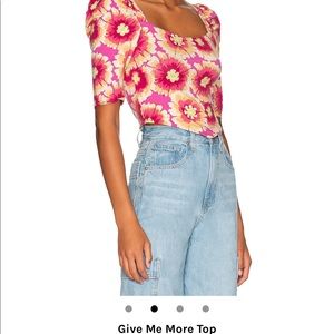 FREE PEOPLE Floral top 💸